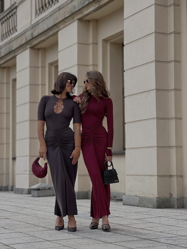 KOMPLET IRIS & SELLA BURGUND