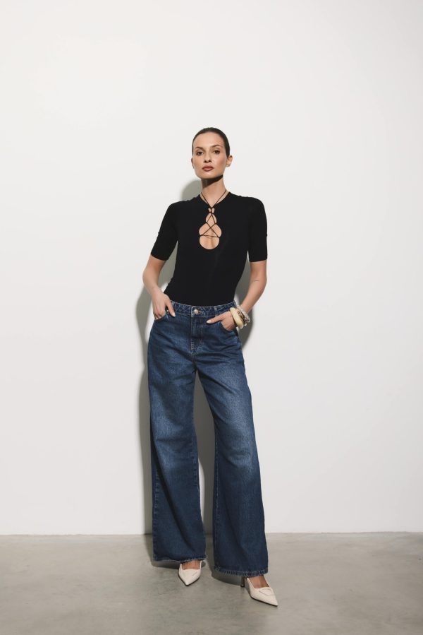 KOMPLET BODY ISLA + SPODNIE LIO BLACK