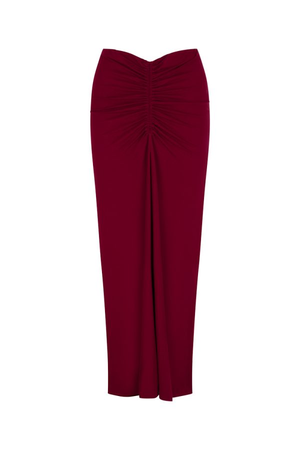 SPÓDNICA IRIS BURGUND