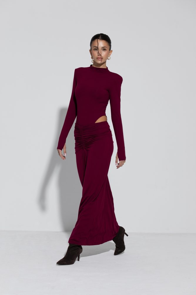 BODY ARIA SET MAXI BURGUND