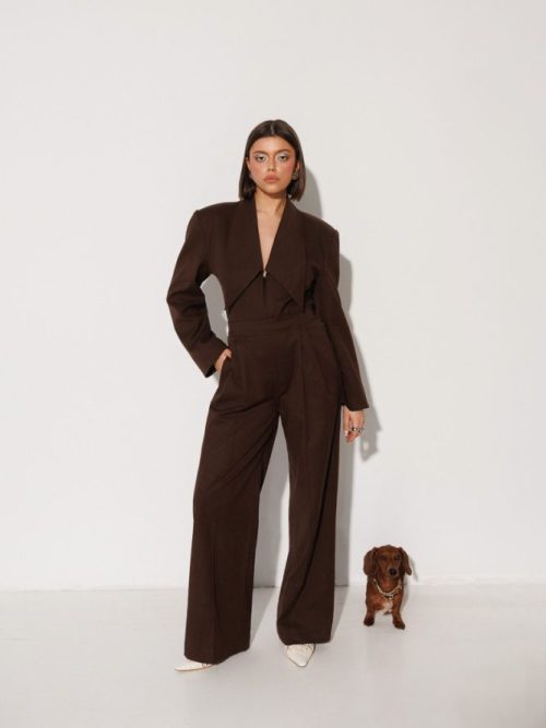 img_7399 BODY DALIA BLAZER BROWN